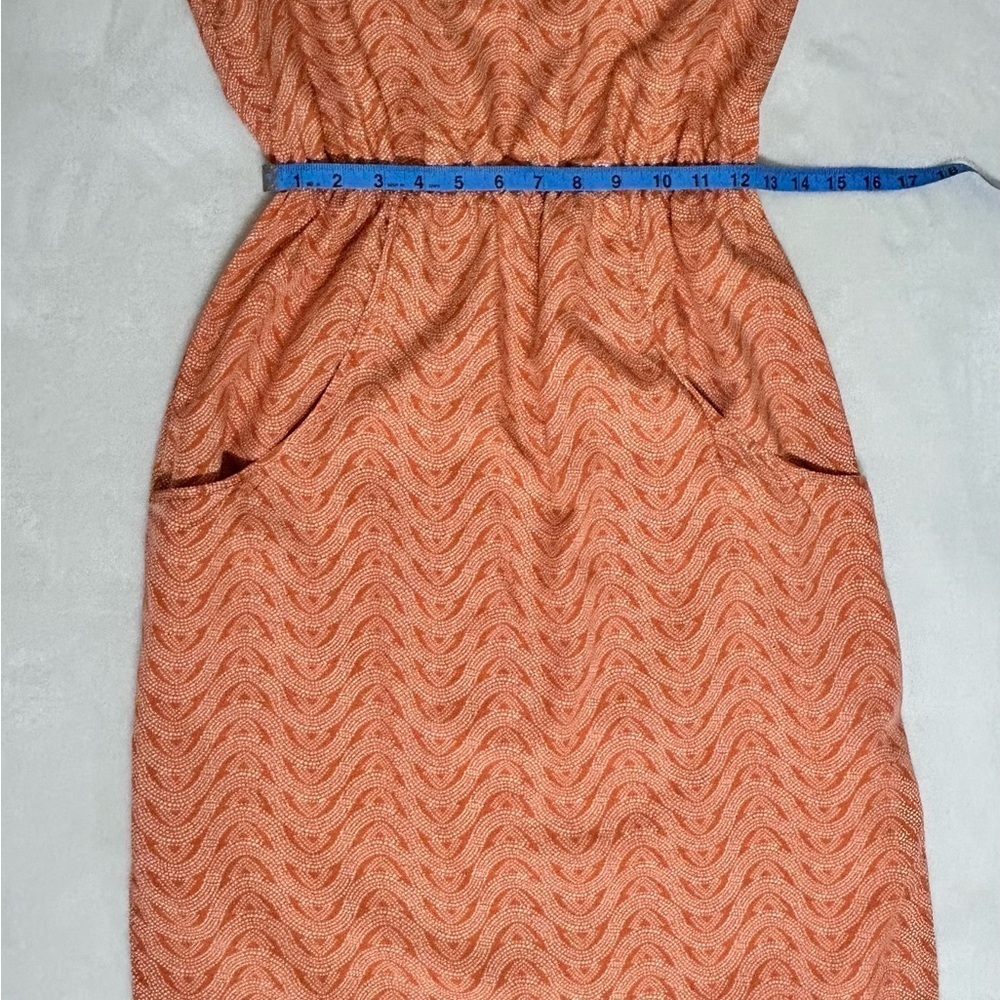 Patagonia Orange Sleeveless Midi Sundress - Picture 7 of 7